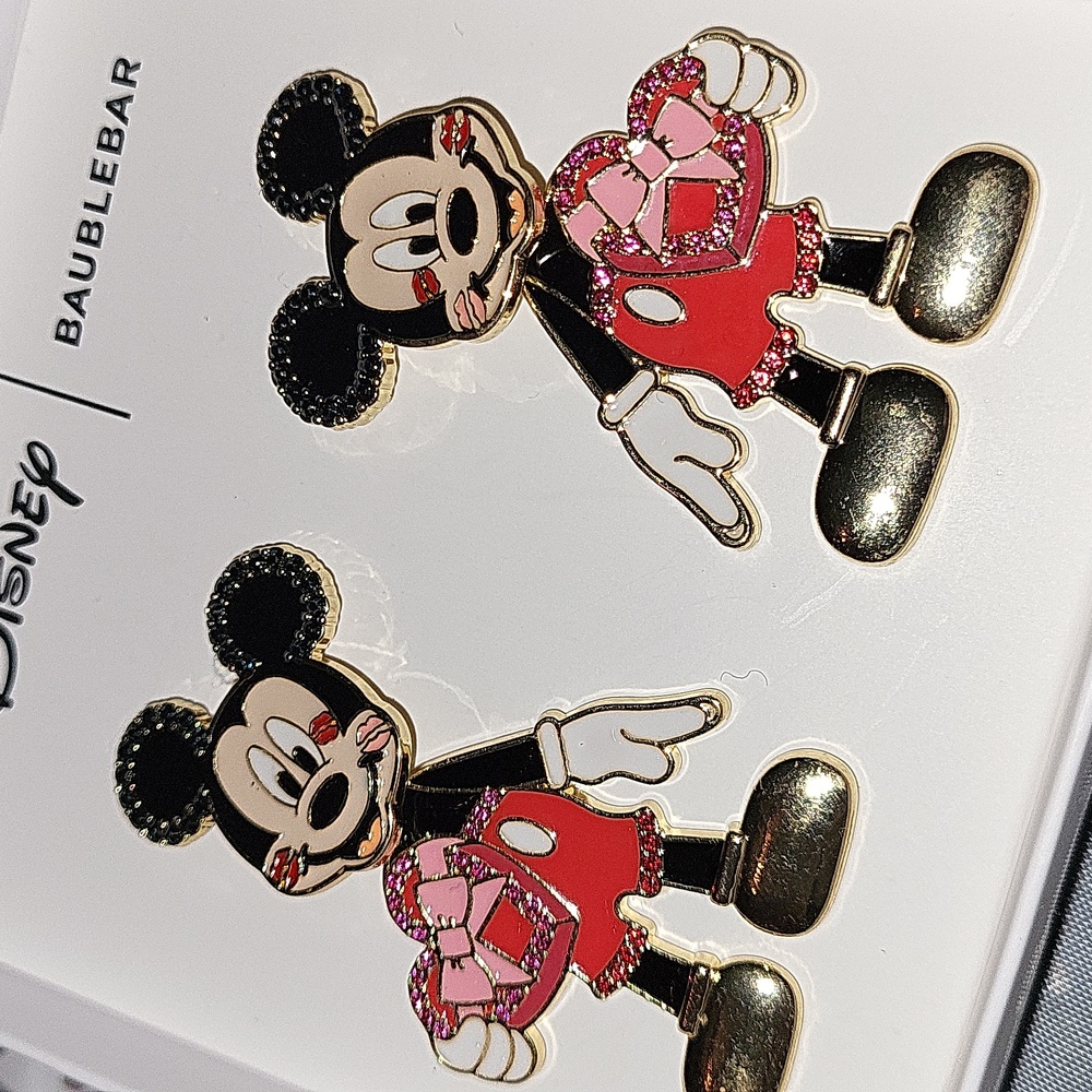 Mickey Valentines Day Earrings